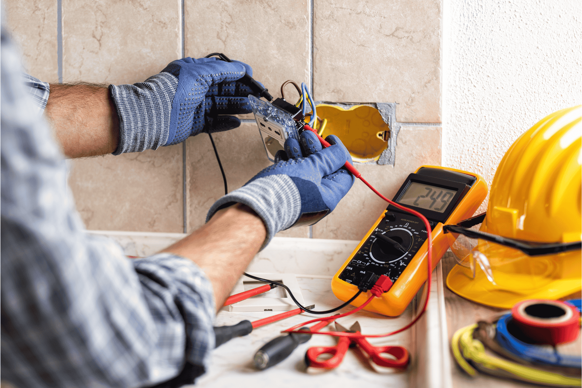 Electrical Safety Inspection Being Conducted for a Home near Kitchener, Waterloo, & Cambridge